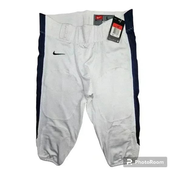 Nike Men's Open Field Football Pants White/ Navy # 615745/107 NWT Choose … - Picture 2 of 8